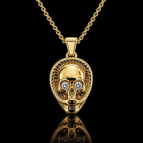 Customisable skull memento - skull,