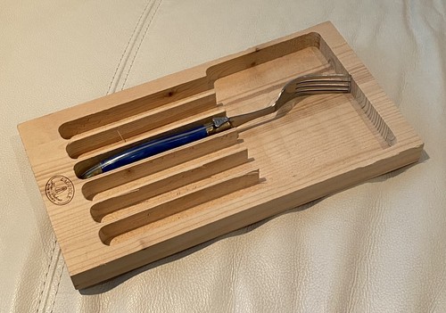Laguiole steak fork wooden - fork,