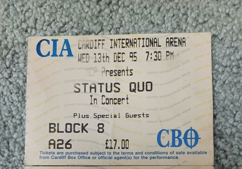 Status quo ticket - status,