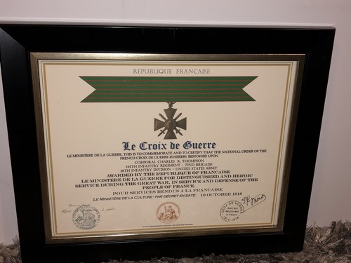 French croix guerre - de,