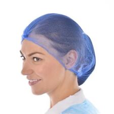 100 x Blue Hairnets Food Prep