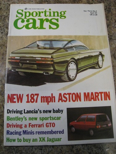 Sporting cars apr 1985 aston - apr,