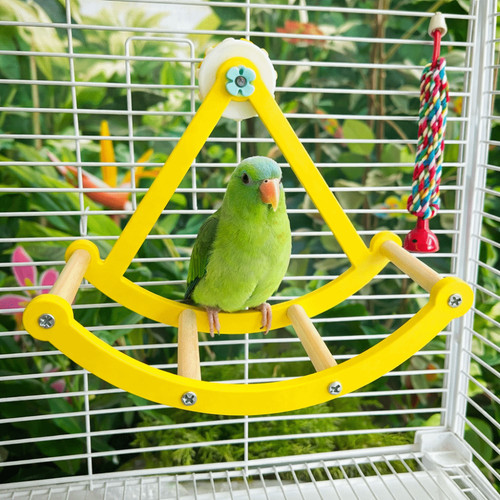 Bite resistant parrot swing - bite,