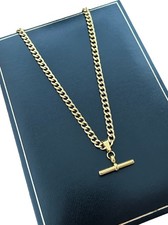 18ct Gold GF Classic T-Bar