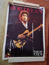 Original Bob Dylan Poster Europe Tour 1978