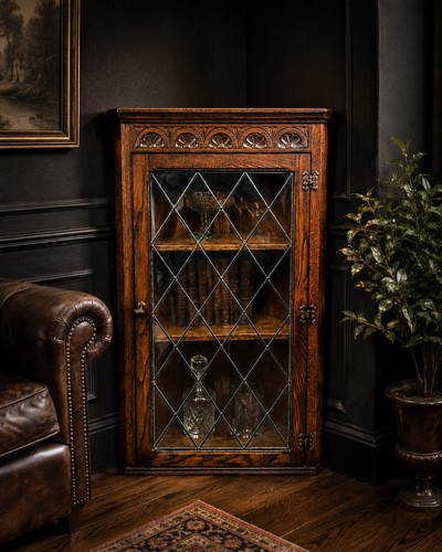 Rare antique oak corner - rare,