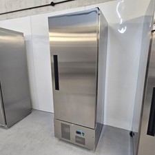 Fridge Single Stainless Chiller Upright Catering Slimline Kitchen Storage 440...