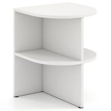 Costway Half Round End Table