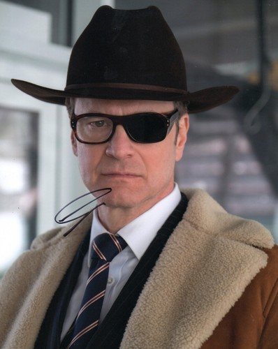 Colin firth signed photo - signed,