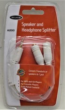 Belkin Speaker and Headphone Splitter *New Unused*