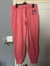 Pink Jack Wills Women’s Joggers Size UK 8