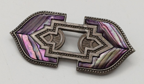 Duri art deco - duri, pewter