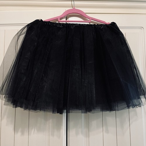 Women black tulle tutu - tulle, ~