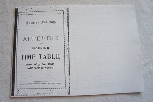 1899 furness railway - furness, working