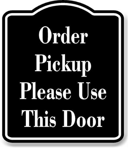 Order pickup please use this - pickup,