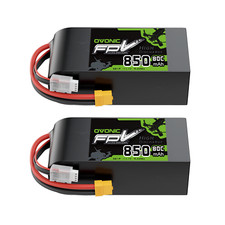 2X OVONIC 11.1V 80C 3S 850mAh