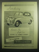 1949 Triumph Mayflower Car Ad