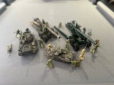 Corgi toys, Britains, military Job lot, Tanks, missiles, figures, Job lot, Rare.