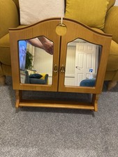 Wooden Pine Mirror Wall