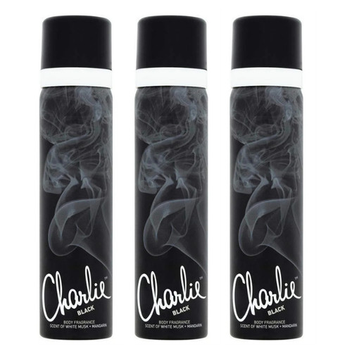 Charlie black body spray - black,