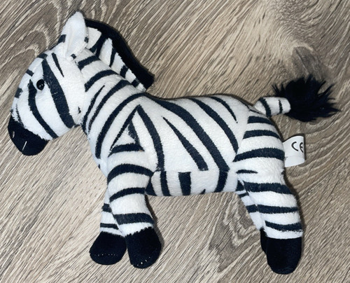 Zebra plush toy looking - toy, cm