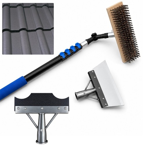 Extendable roof cleaning pole - roof,