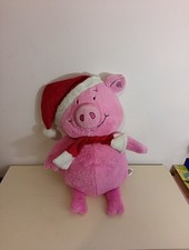 M&S Large Christmas Percy Pig 2021 Limited Edition Soft Plush Toy XMAS