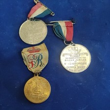 George V Commemorative Medals 1902-1935 X3