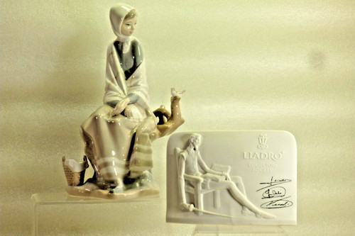 Lladro shepherdess and - shepherdess, a