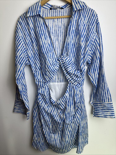 Zara blue white - stripe, out