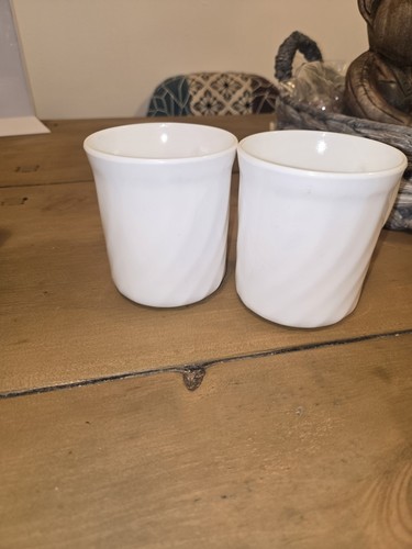 White arcopal milk glass - arcopal,