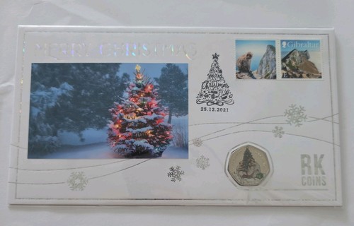 Gibraltar christmas 2021 - gibraltar, 50p