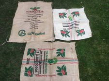 Assorted Hessian Coffee Bean Bag