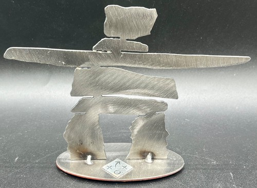 Inukshuk metal sculpture - inukshuk,