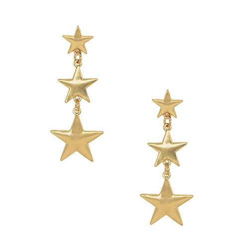 1pair plated star vintage - 1pair,