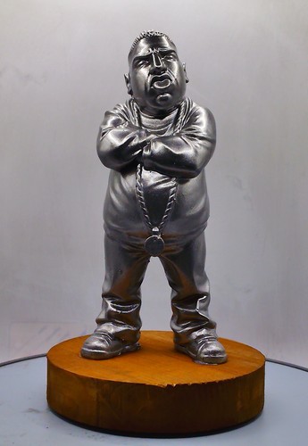 Biggie small statue metalic - ,