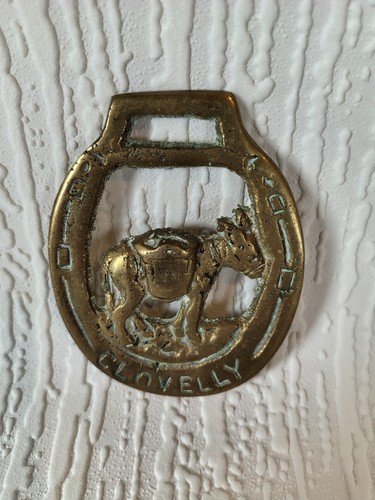 Vintage clovelly donkey horse - clovelly,