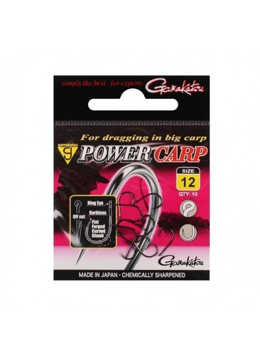 Gamakatsu power carp barbless - power,