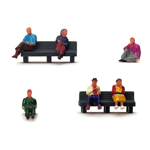 Hornby figures r7119 sitting - hornby,