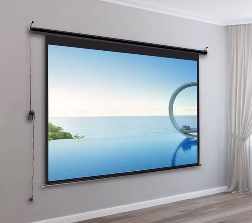 100in motorised projector - motorised,