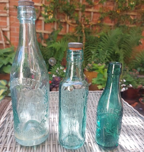 Vintage beer and mineral - and,