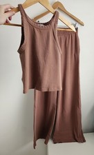 Zara Co-Ord Set Brown Joggers