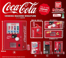 Coca-Cola Vending Machine Miniature Coke Capsule Toy Complete 4 Types set Gacha