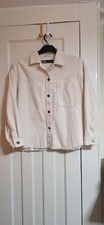 Zara Cream Corduroy Shirt