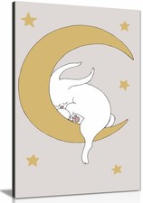 The Rabbit Framed Canvas