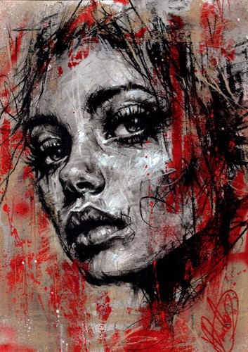 Original female portrait - original,