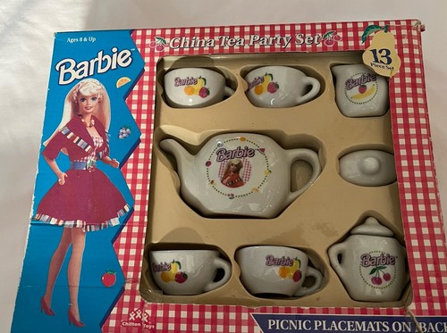 Barbie vintage china tea - china,