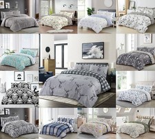 PRINTED DUVET COVER SET 100%