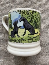 Emma Bridgwater Matthew Rice Year in the Country Mug black Labrador Cotswolds