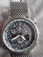 Citizen Men’s Eco Drive Navihawk A-T Alarm Chrono Radio Controlled BraceletWatch